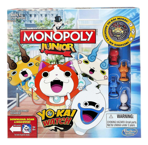 Hasbro B6494 Monopoly Junior: Yo-kai Watch Edition