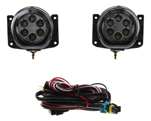 Kit Faro Auxiliar Led Ambos Lados Fiat Marea Weekend 98/03