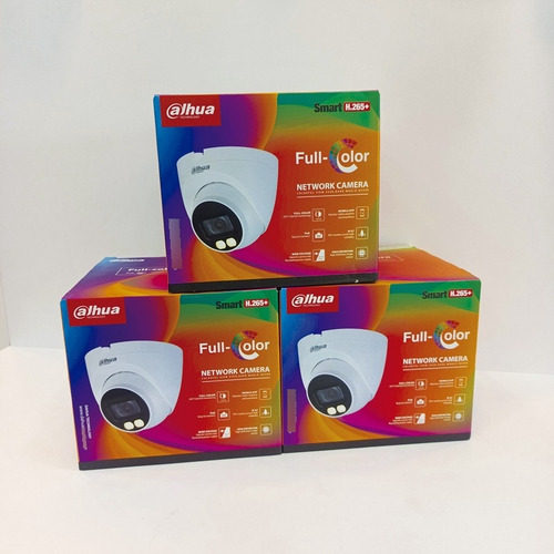 Camara Domo Dahua 4mp 2.8mm Full Color Ip Poe Ir30m Ip67 Mic