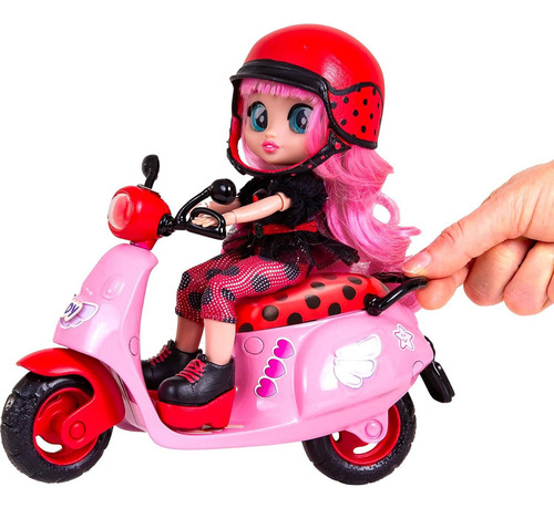 Scooter Lady Bff Cry Babies - Muñeca 19.81 Cm Multicolor