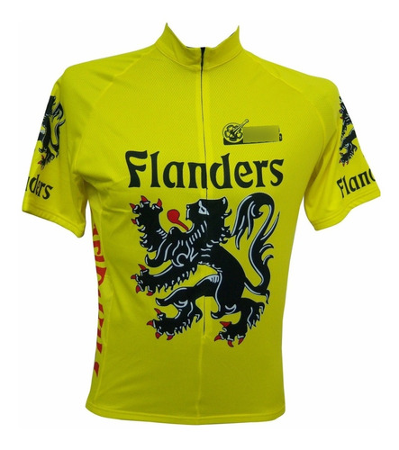 Camiseta De Ciclismo Leon De Flanders Bikingthings