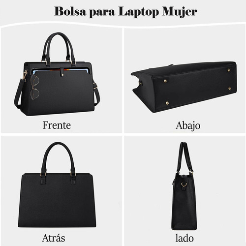 D Bolsa Para Laptop Mujer, Bolso Para Mujer De Pu 15,6