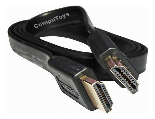 Zhdm01p Cable 1 Mt Flexible Corto Hdmi Qhdm01pq Compu-toys