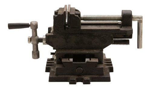 Morsa Plana En Cruz 100 Mm 4 Base Para Taladro De Banco Pro
