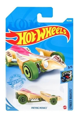 Auto De Hot Wheels Preying Menace Street Beasts Mattel-lanús