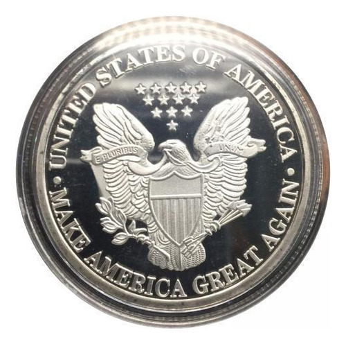 6 Novedad Moneda Conmemorativa De Águila Del 45 ° Donald