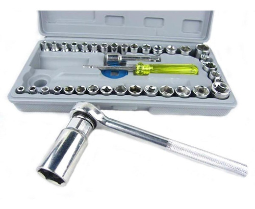 Caja Herramietas Juego De Dados 40 Piezas Con Chicharra Aiwa