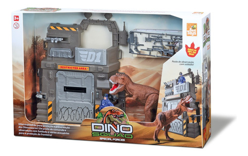 Dinossauro Com Soldado Dino Squad Special Forces Bee Toys