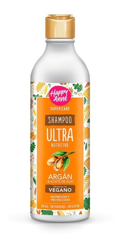 Shampoo Happy Anne Argán 340ml - mL a $53