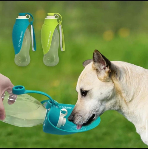 Botella De Agua Para Perro 580ml Para Viajes Portátil