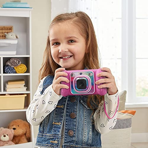 Cámara Vtech Kidizoom Pix Plus 2mp Rosa, Efectos Y Juegos