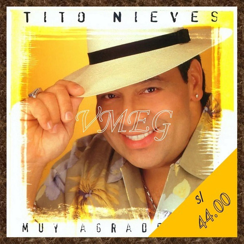Vmeg Cd Tito Nieves 2002 Muy Agradecido