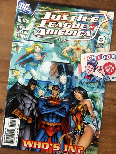 Comic - Justice League Of America #0 Scott Campbell Sinclair