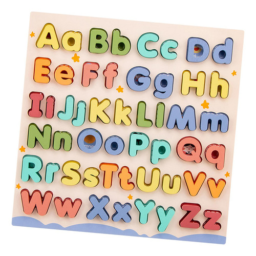 Juego Educativo De Madera Del Rompecabezas Del Abc Del