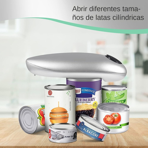 Abridor De Latas Eléctrico, Abrelatas Con Manos Libres