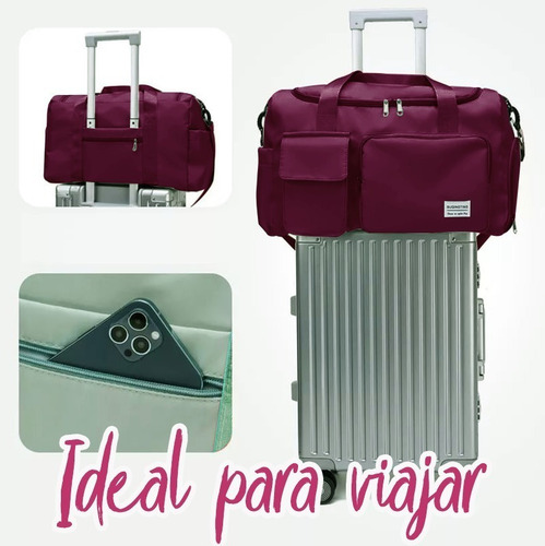 Y Maleta Gym Ejercicio Bolsa Viaje Casual Moda Morral