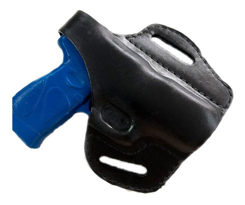Funda para tortitas Gp Leathers Ts9 Clock G19, color negro, derecha