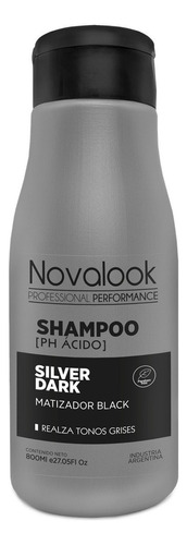Shampoo Matizador Black X 800ml. Novalook