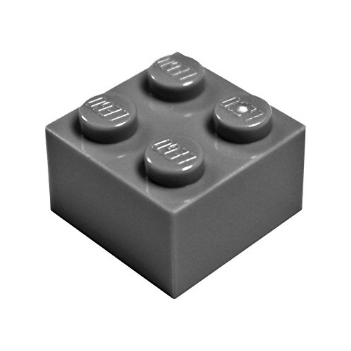 Piezas Y Piezas De Lego Dark Gray Dark Stone Grey 2x2
