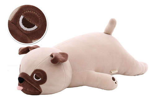 Almohada De Peluche Pug Dog, 50 Cm