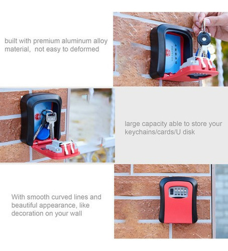Caja De Seguridad Con Combinación De Llave Externa I