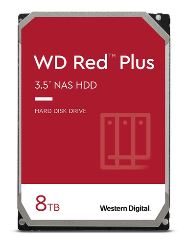 Disco Duro Interno Western Digital Wd Red Plus Wd80efzz 8tb