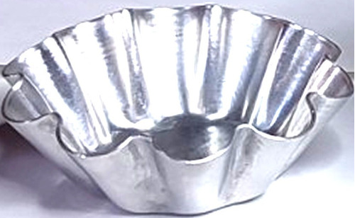 Molde Risado Queque Muffin Individual Aluminio X 6