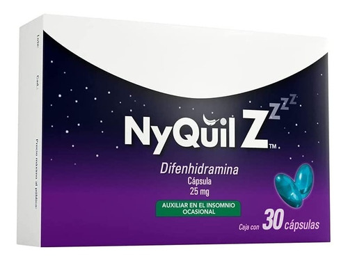 Nyquil Z Auxiliar En El Insomnio Ocasional 30 Cápsulas