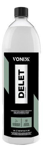 Delet Vonixx Limpador Para Pneus E Borrachas 1,5l