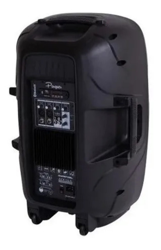Imagen 2 de 2 de Parlante Parquer 152MP3BL con bluetooth negro 220V