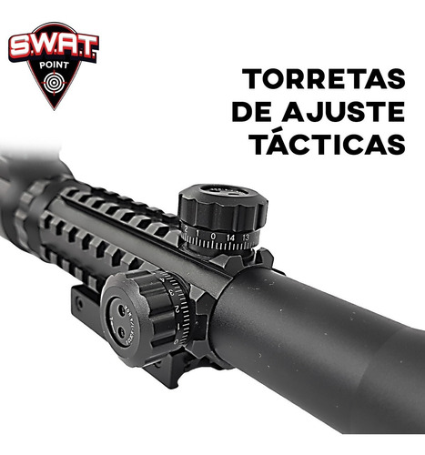 Imagen 4 de 10 de Mira Telescopica 3-9x40 Ir Anclaje Mono Blancos Balines Gamo