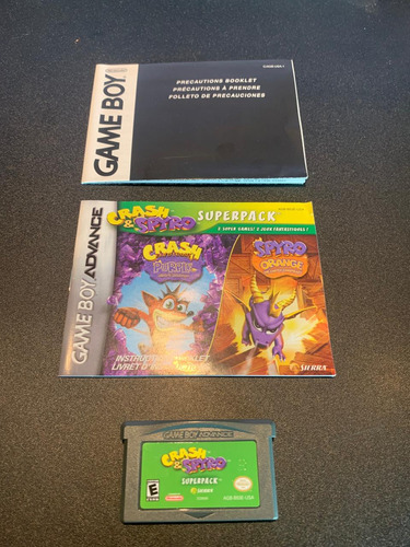 Crash And Spyro Superpack Game Boy Advance (Usado)