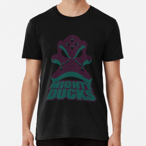 Remera Camiseta Con El Logo De Los 90 De Mighty Ducks Cartoo