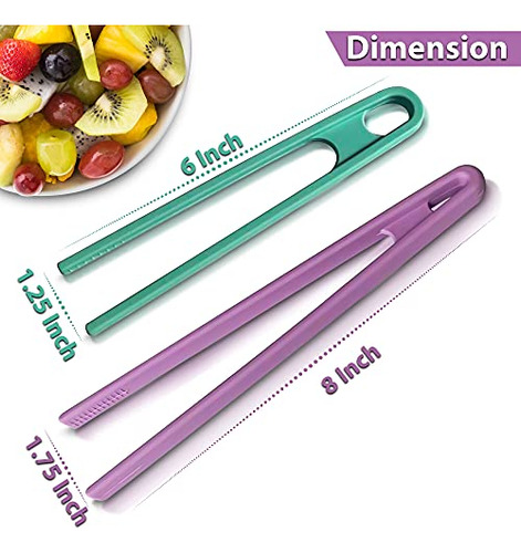 Pinzas Para Tostadora (juego De 2), Pinzas De Silicona Para
