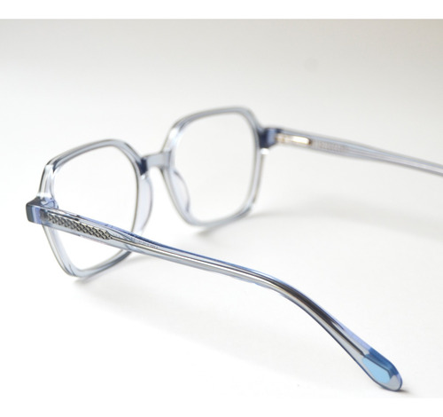 Lentes Armazon Receta Lectura Hombre Mujer Hadar Vittoria Azul Claro