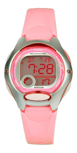 Reloj Casio Lw-200-4bvdf Rosa Infantil Digital Febo
