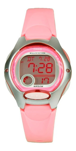 Reloj Pulsera Casio Lw200 Niña Rosado Malla Pvp Febo