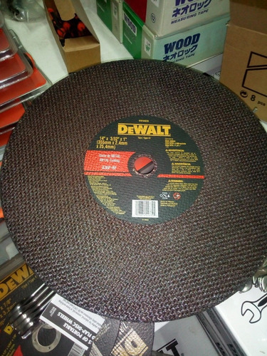 10 Discos Dewalt  14  Para Tronzadora 