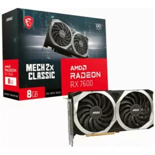 Msi Gaming Radeon Rx 7600 128 Bits 8gb Gddr6 Dp/hdmi Dual