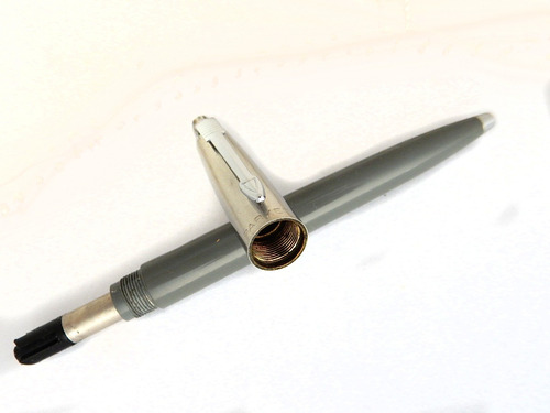 Parker Jotter Boligrafo Gris Made In Usa Rosca De Bronce