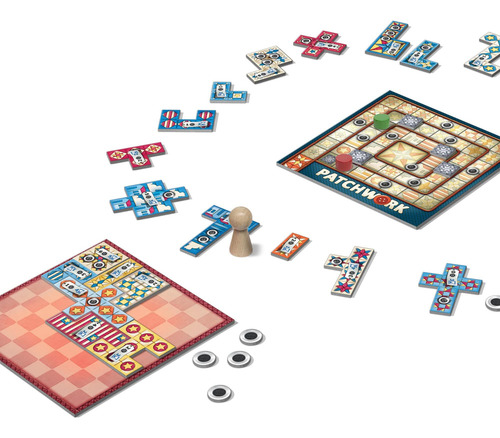 Juego De Mesa Patchwork Americana Edition: ¡un Juego De Estr