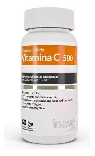 Vitamina C 500 Inove Nutrition 60 Caps