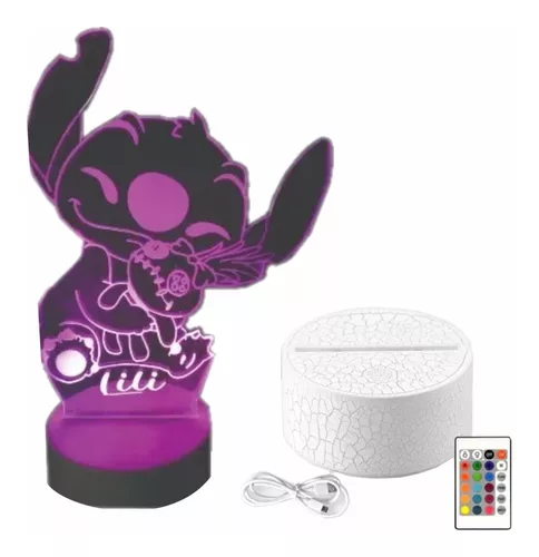 Lampara Led Stitch Mas De 100 Diseños Personalizables