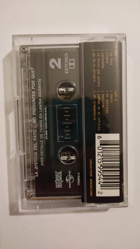 Cassette La Justicia Del Pato No Preguntes Por Qué