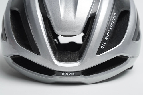 Casco De Ciclismo Kask Elemento Wg11 Color Plateado Talla S