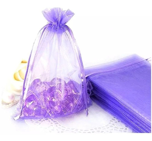 Bolsitas De Organza Sorpresitas Souvenirs 15x10 Cm Pack X12 