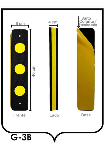 Protetor De Para-choque Para Parede Estacionamento Eva 1 Uni