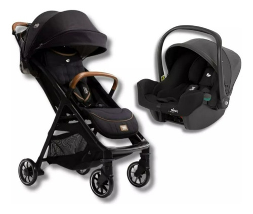 Carrinho Parcel Eclipse + Bebe Conforto I-snug Shale - Joie