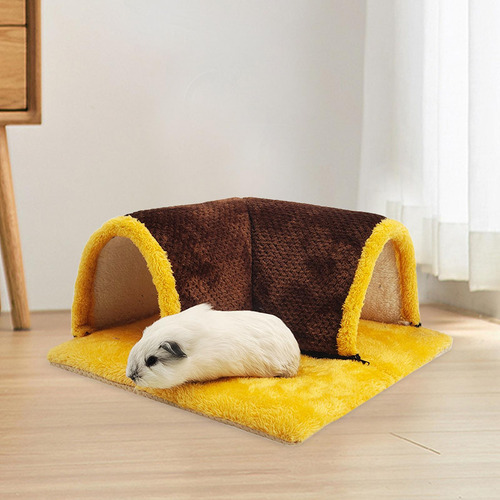Para Animales Pequeños, Escondite De Conejillo Color Café