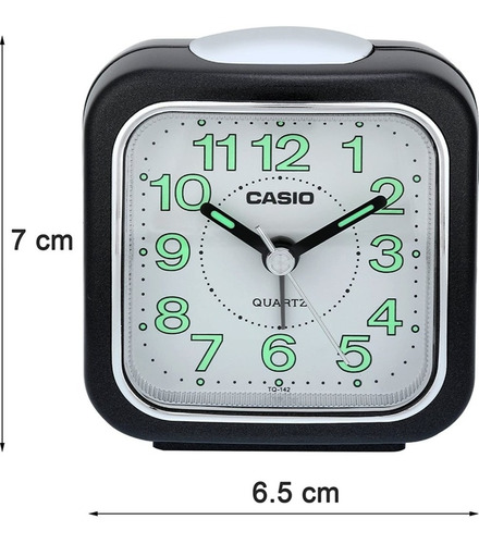 Reloj Despertador De Mesa Casio Tq-142